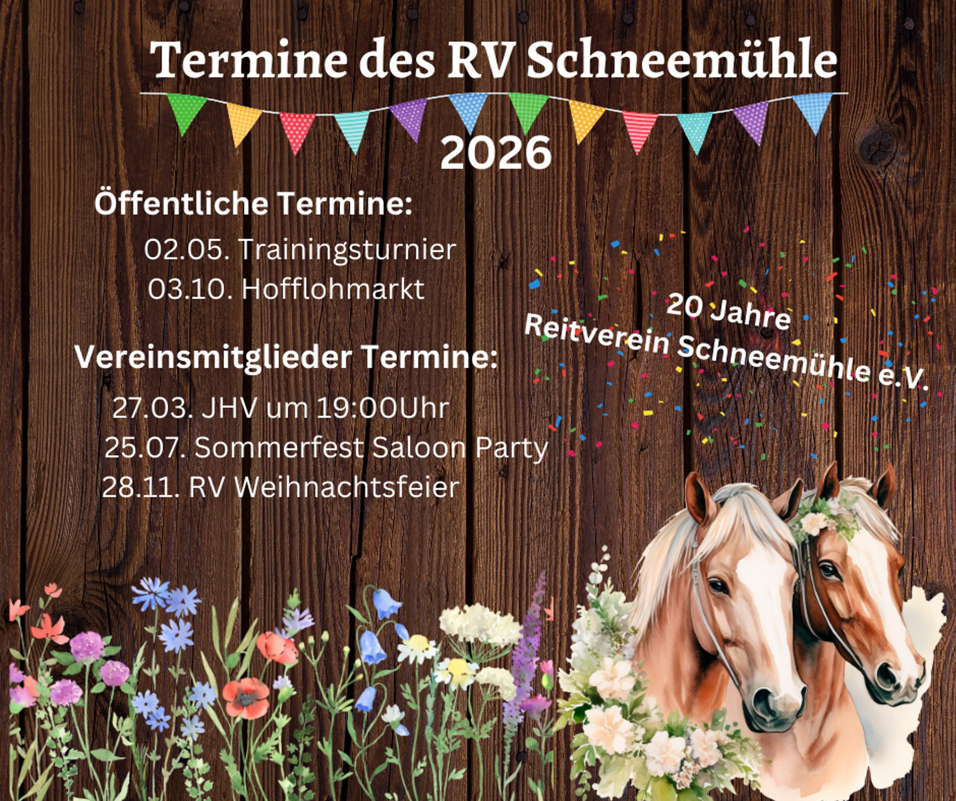 Termine Des RV Schneemühle (1)