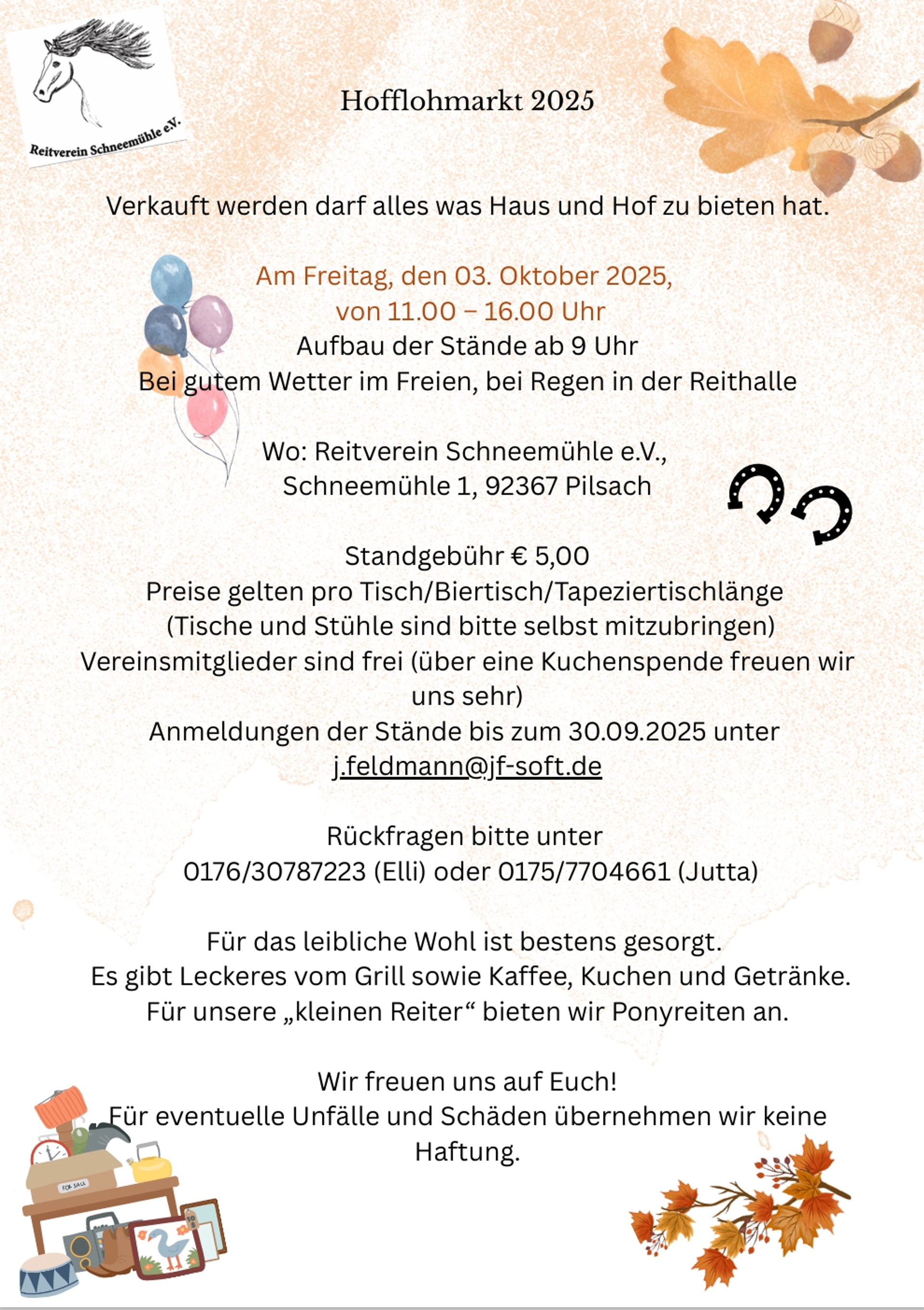 Reitverein Hofflohmarkt